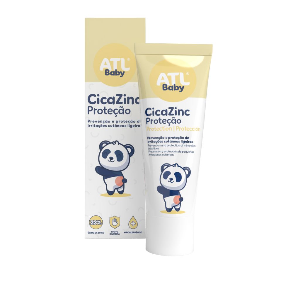 ATL® CicaZinc Proteção está indicado para manter a integridade e proteger a pele.