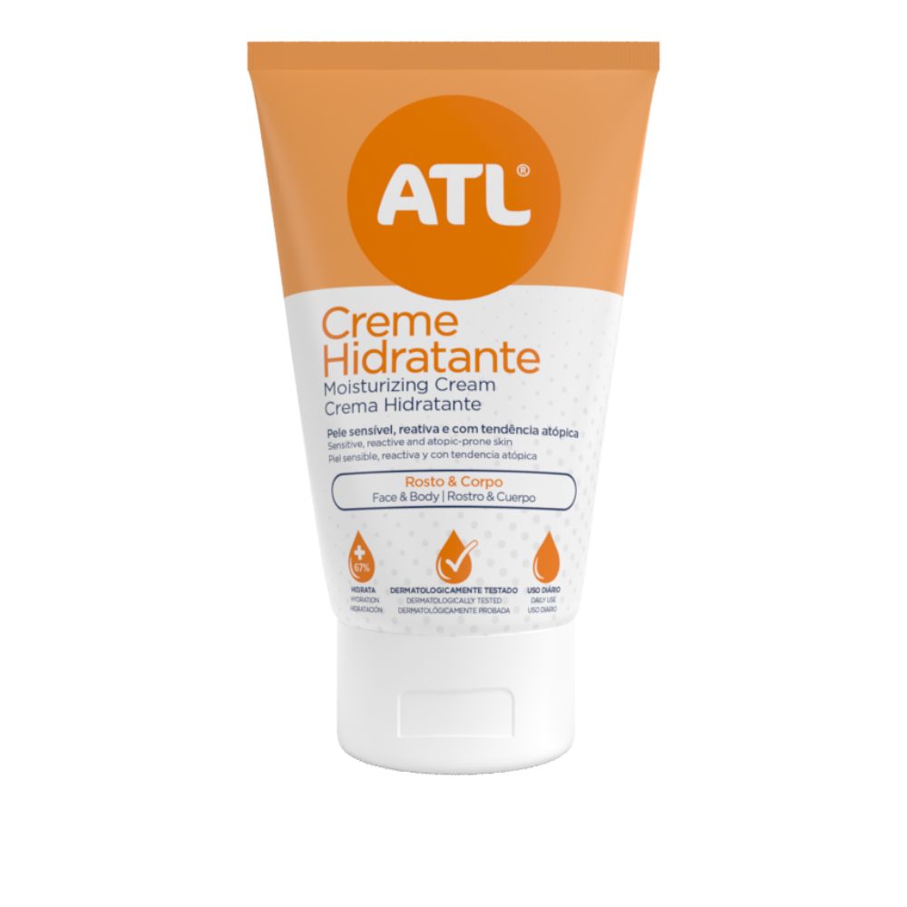 ROSTO & CORPO
ATL® Creme hidratante foi especialmente desenvolvido para o cuidado diário de todos os tipos de pele.