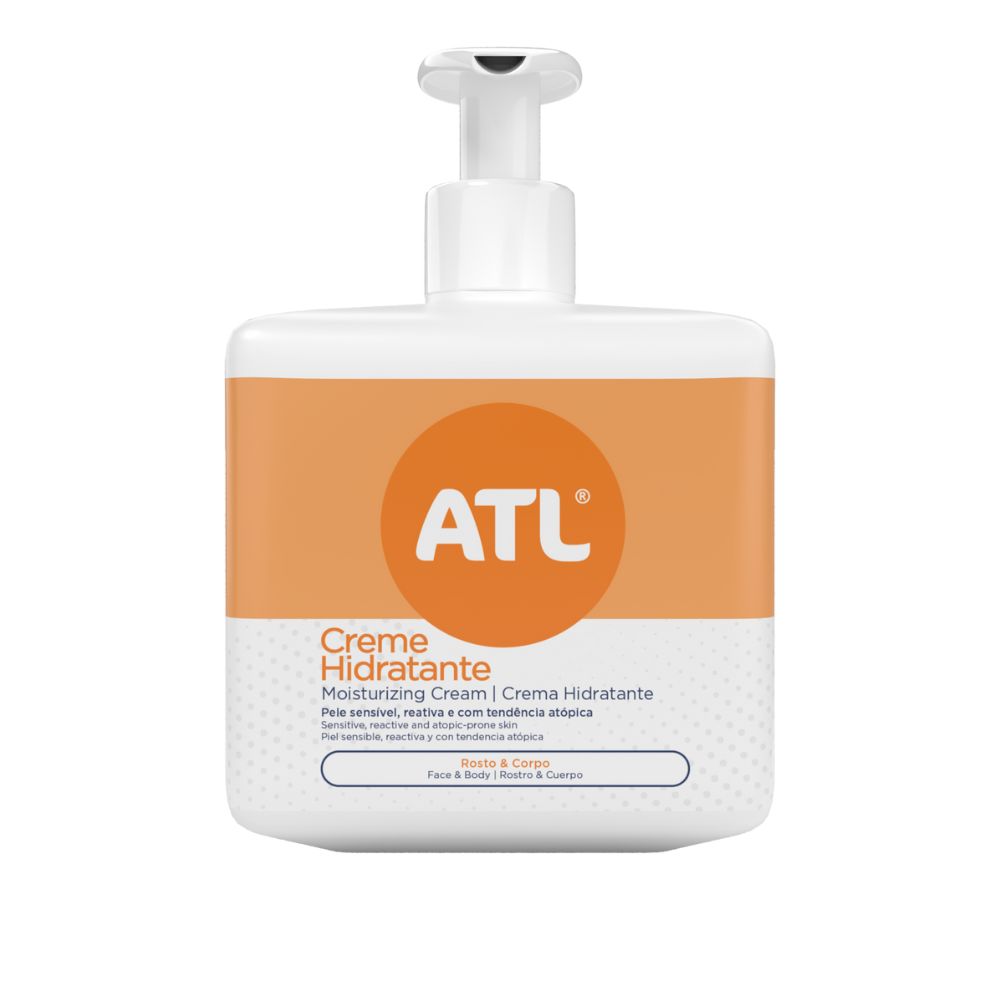 ROSTO & CORPO
ATL® Creme hidratante foi especialmente desenvolvido para o cuidado diário de todos os tipos de pele.