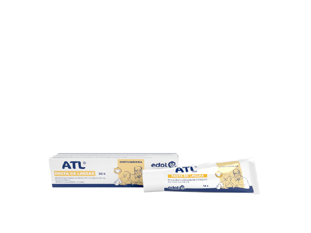 ATL® Pasta de lassar está indicado para manter a integridade e proteger a pele.