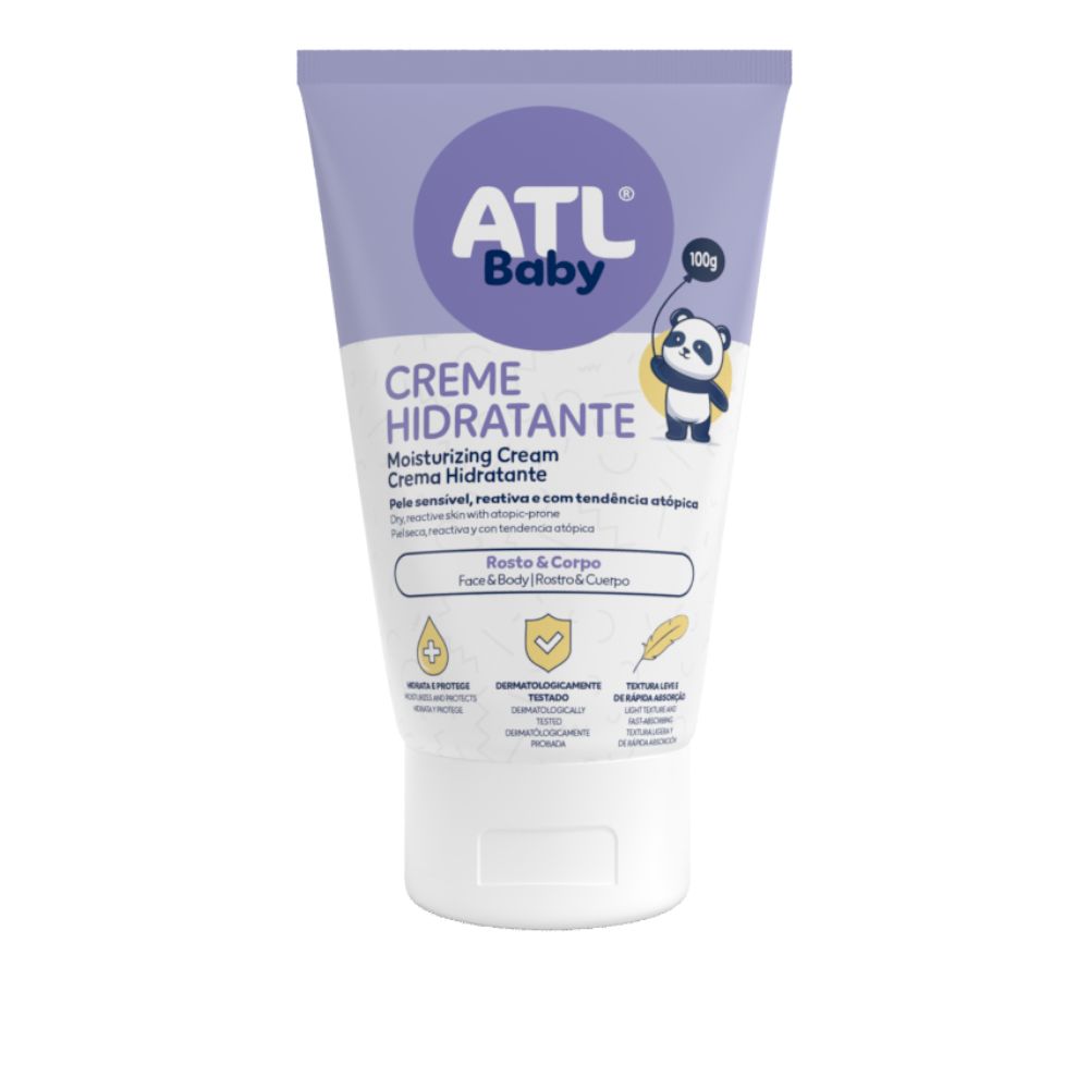 ROSTO & CORPO 
ATL® Baby está indicado para a hidratação da pele da criança e do bebé, desde o nascimento.